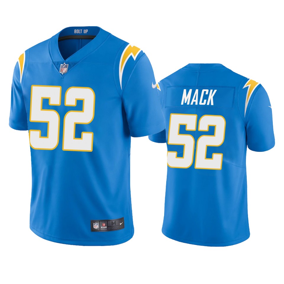 Los Angeles Chargers Khalil Mack Blue Limited Jersey Los Angeles Chargers Khalil Mack Blue Limited Jersey