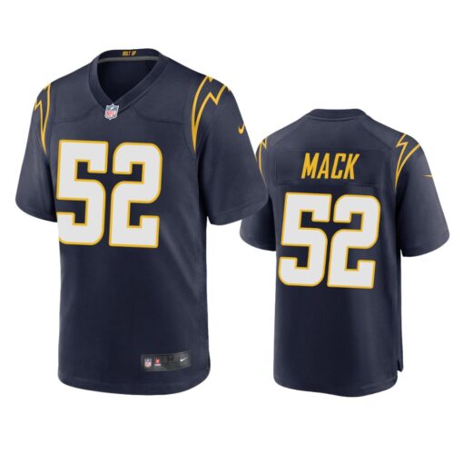 Los Angeles Chargers Khalil Mack Navy Limited Jersey