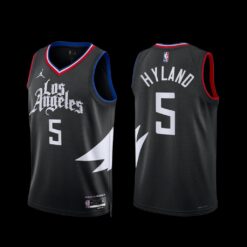 Los Angeles Clippers Bones Hyland 2022-23 Statement Edition Jersey Black