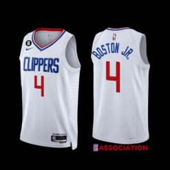 Los Angeles Clippers Brandon Boston Jr. 2022-23 Association Edition Jersey White