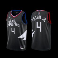 Los Angeles Clippers Brandon Boston Jr. 2022-23 Statement Edition Jersey Black