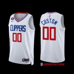 Los Angeles Clippers Custom 2022-23 Association Edition Jersey White