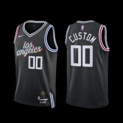 Los Angeles Clippers Custom 2022-23 City Edition Jersey Black