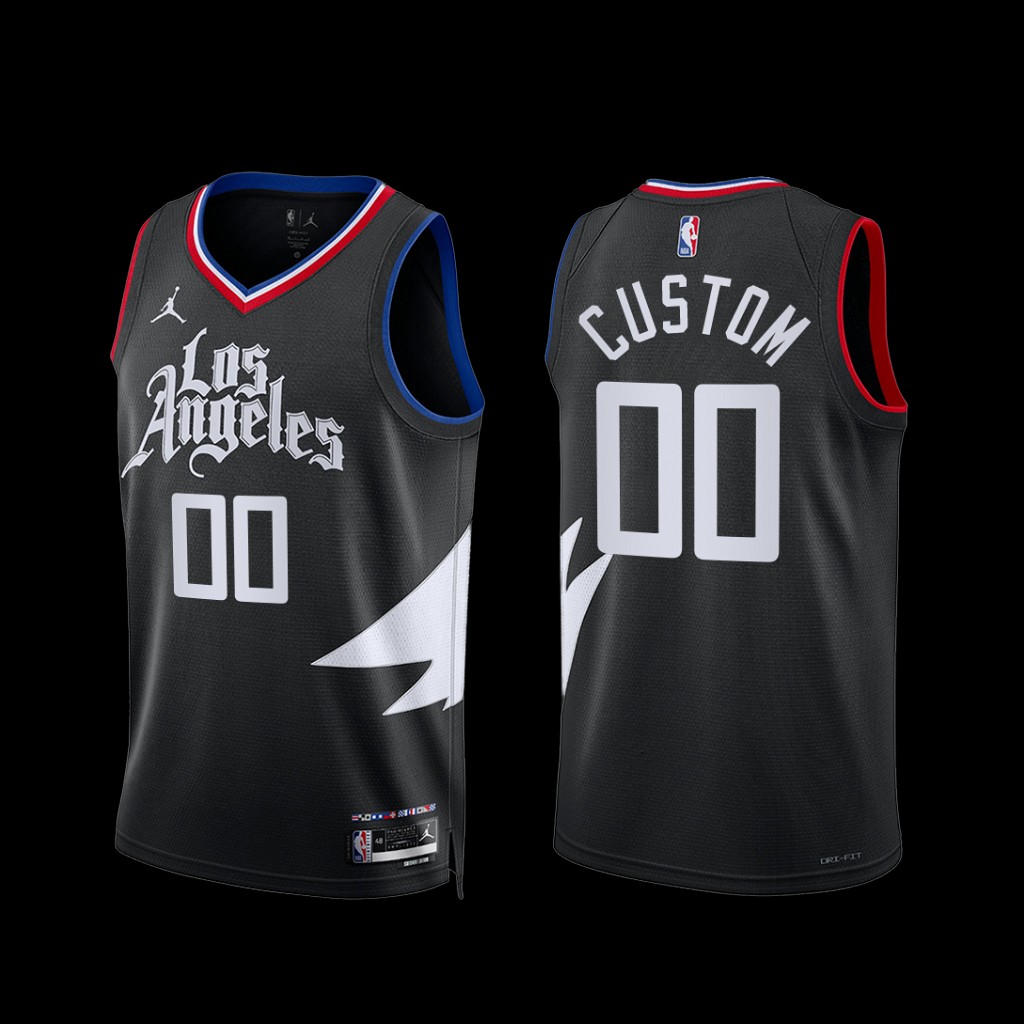 Los Angeles Clippers Custom 2022-23 Statement Edition Jersey Black Los Angeles Clippers Custom 2022-23 Statement Edition Jersey Black