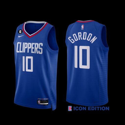 Los Angeles Clippers Eric Gordon 2022-23 Icon Edition Jersey Blue