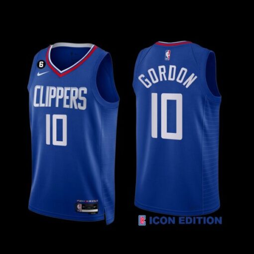 Los Angeles Clippers Eric Gordon 2022-23 Icon Edition Jersey Blue