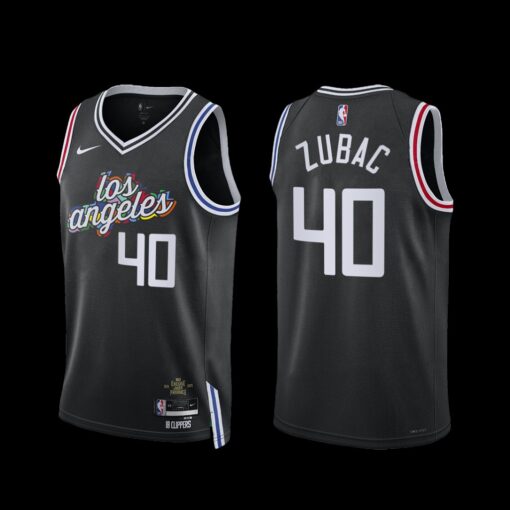 Los Angeles Clippers Ivica Zubac 2022-23 City Edition Jersey Black