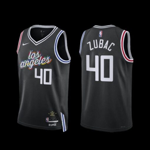 Los Angeles Clippers Ivica Zubac 2022-23 City Edition Jersey Black