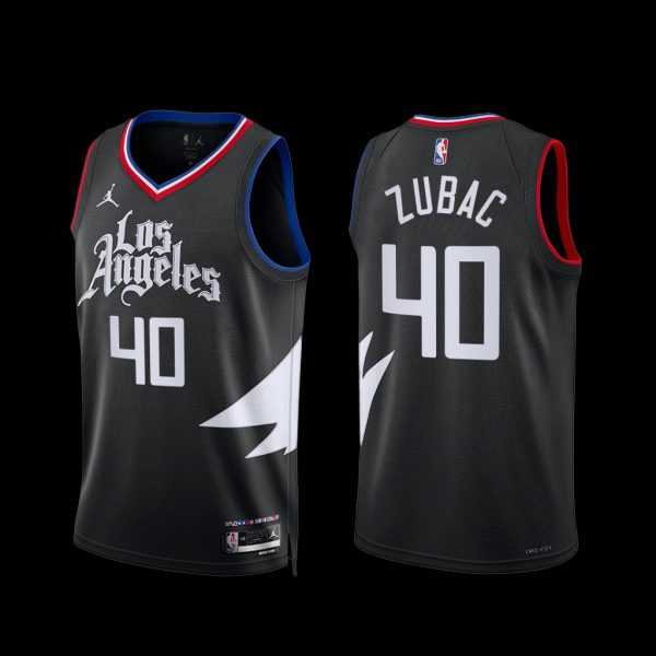 Los Angeles Clippers Ivica Zubac 2022-23 Statement Edition Jersey Black Los Angeles Clippers Ivica Zubac 2022-23 Statement Edition Jersey Black