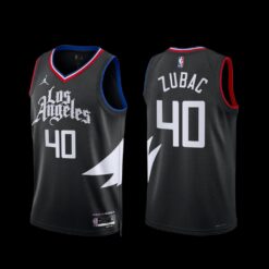 Los Angeles Clippers Ivica Zubac 2022-23 Statement Edition Jersey Black