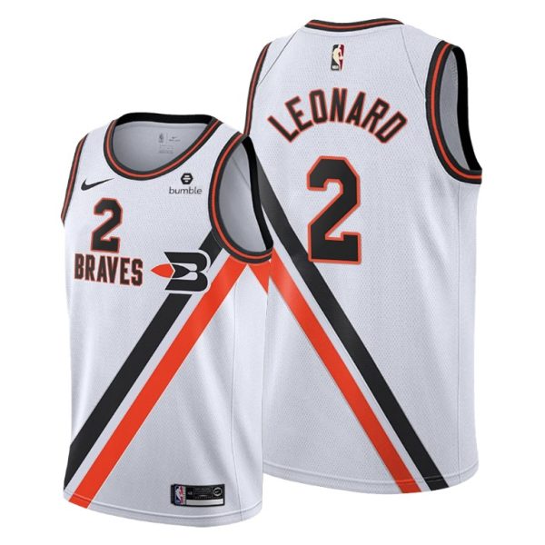 Los Angeles Clippers Kawhi Leonard 2020 White Classic Jersey Los Angeles Clippers Kawhi Leonard 2020 White Classic Jersey