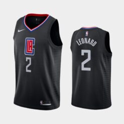 Los Angeles Clippers Kawhi Leonard Black Statement Jersey
