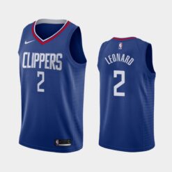 Los Angeles Clippers Kawhi Leonard Blue Icon Jersey