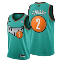 Los Angeles Clippers Kawhi Leonard Green 1993 Throwback Jersey