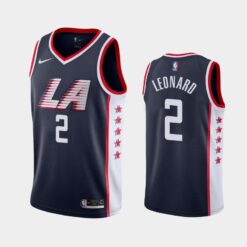 Los Angeles Clippers Kawhi Leonard Navy City Edition Jersey