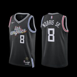 Los Angeles Clippers Marcus Morris Sr. 2022-23 City Edition Jersey Black