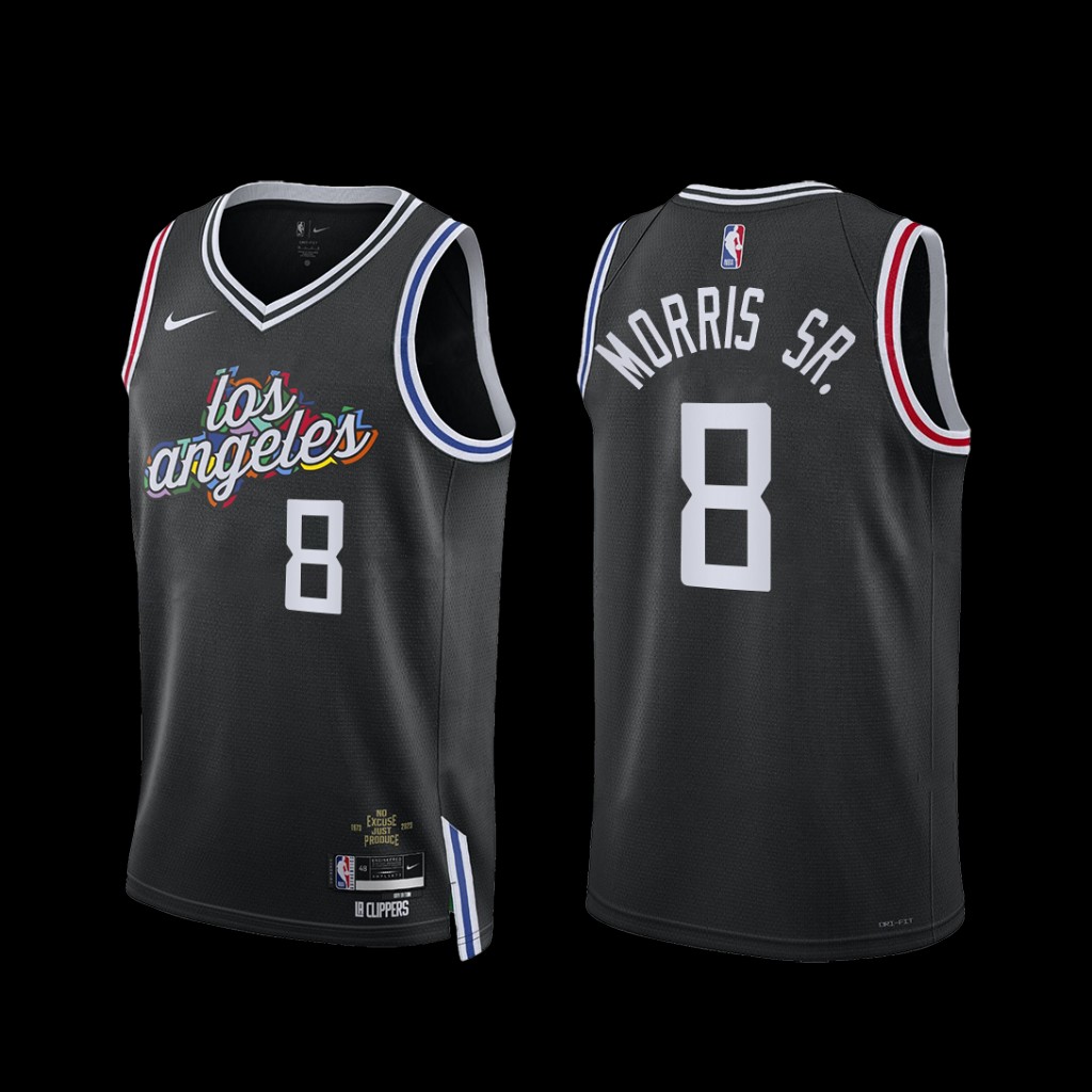 Los Angeles Clippers Marcus Morris Sr. 2022-23 City Edition Jersey Black Los Angeles Clippers Marcus Morris Sr. 2022-23 City Edition Jersey Black
