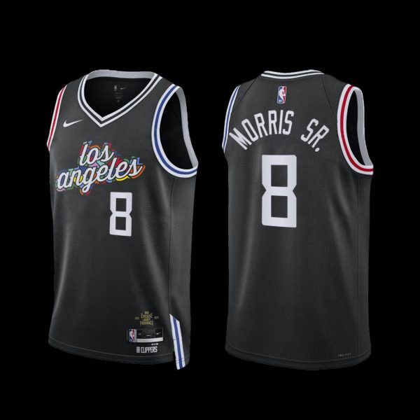 Los Angeles Clippers Marcus Morris Sr. 2022-23 City Edition Jersey Black Los Angeles Clippers Marcus Morris Sr. 2022-23 City Edition Jersey Black