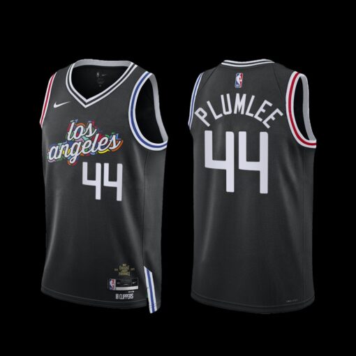 Los Angeles Clippers Mason Plumlee 2022-23 City Edition Jersey Black