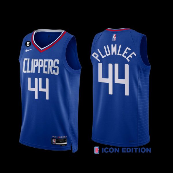 Los Angeles Clippers Mason Plumlee 2022-23 Icon Edition Jersey Blue Los Angeles Clippers Mason Plumlee 2022-23 Icon Edition Jersey Blue