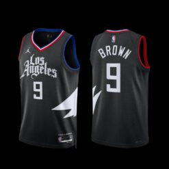 Los Angeles Clippers Moses Brown 2022-23 Statement Edition Jersey Black