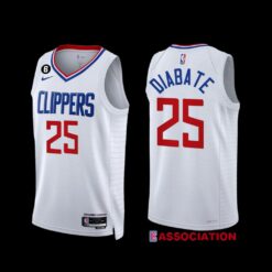 Los Angeles Clippers Moussa Diabate 2022-23 Association Edition Jersey White