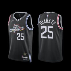 Los Angeles Clippers Moussa Diabate 2022-23 City Edition Jersey Black