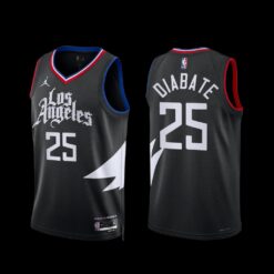 Los Angeles Clippers Moussa Diabate 2022-23 Statement Edition Jersey Black