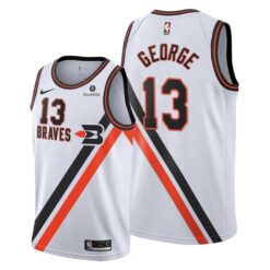 Los Angeles Clippers Paul George 2020 White Classic Jersey