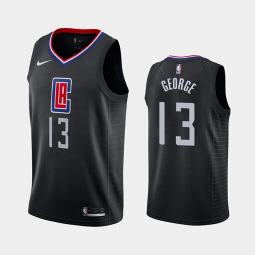 Los Angeles Clippers Paul George Black Statement Jersey