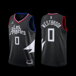 Los Angeles Clippers Russell Westbrook 2022-23 Black Statement Edition Jersey
