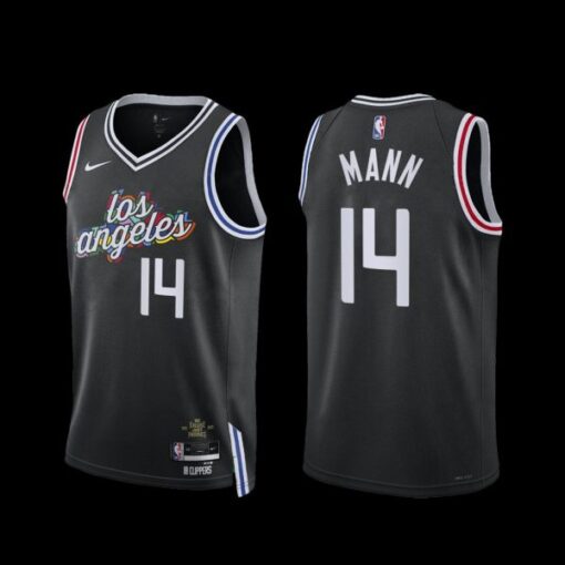 Los Angeles Clippers Terance Mann 2022-23 City Edition Jersey Black