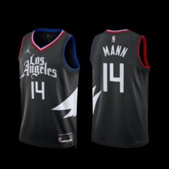 Los Angeles Clippers Terance Mann 2022-23 Statement Edition Jersey Black