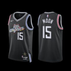 Los Angeles Clippers Xavier Moon 2022-23 City Edition Jersey Black