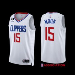 Los Angeles Clippers Xavier Moon 2022-23 Classic Edition Jersey White