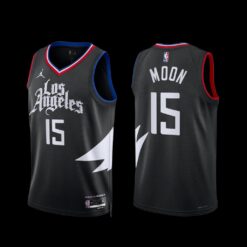 Los Angeles Clippers Xavier Moon 2022-23 Statement Edition Jersey Black