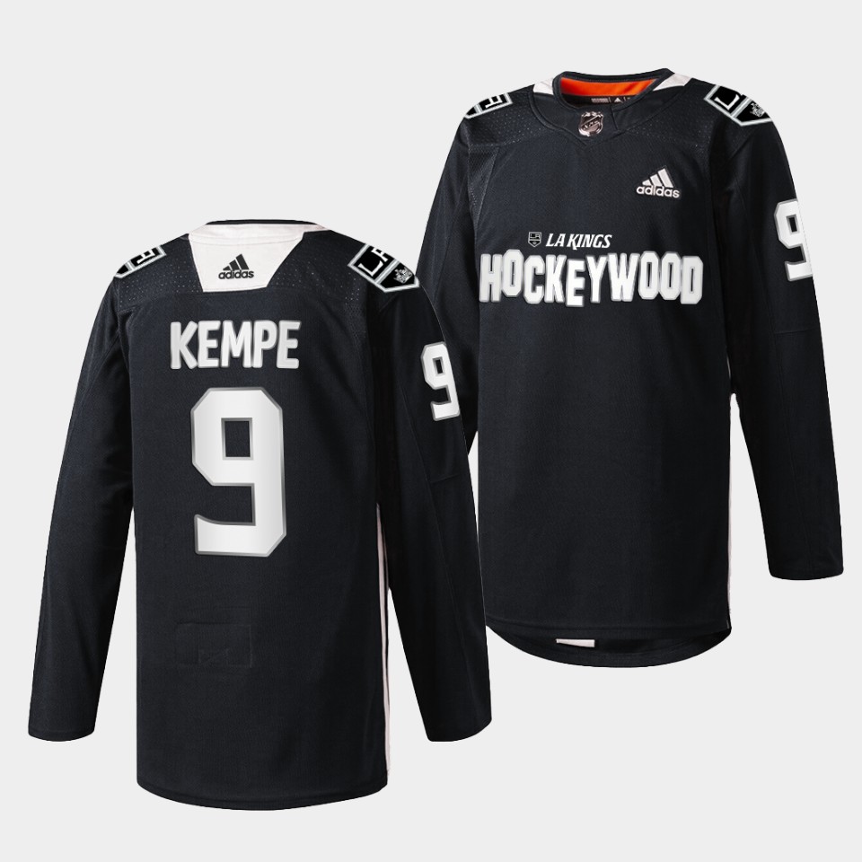Los Angeles Kings Adrian Kempe Hockey Wood Black Jersey Los Angeles Kings Adrian Kempe Hockey Wood Black Jersey