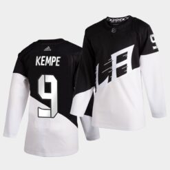 Los Angeles Kings Adrian Kempe Stadium Series White Black Jersey