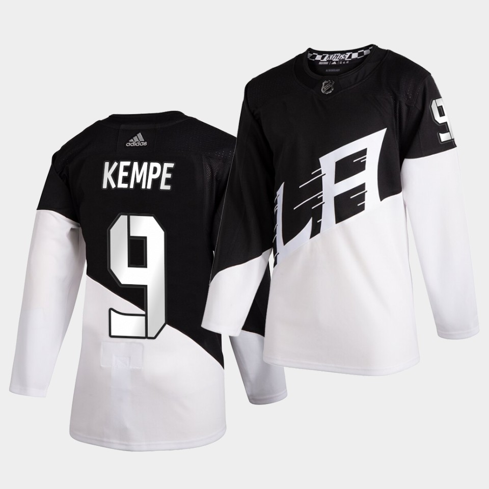 Los Angeles Kings Adrian Kempe Stadium Series White Black Jersey Los Angeles Kings Adrian Kempe Stadium Series White Black Jersey