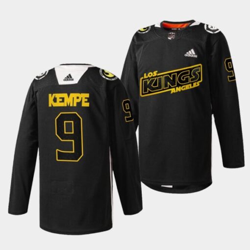 Los Angeles Kings Adrian Kempe Star Wars Night Black Jersey