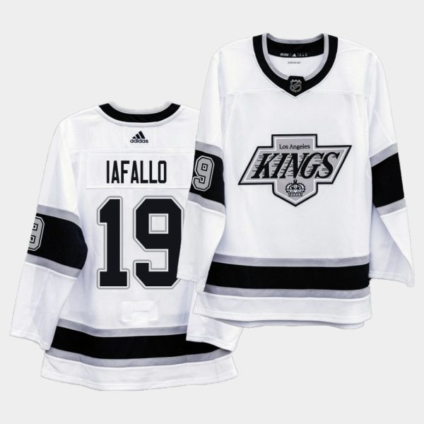 Los Angeles Kings Alex Iafallo Heritage 90s White Jersey Los Angeles Kings Alex Iafallo Heritage 90s White Jersey