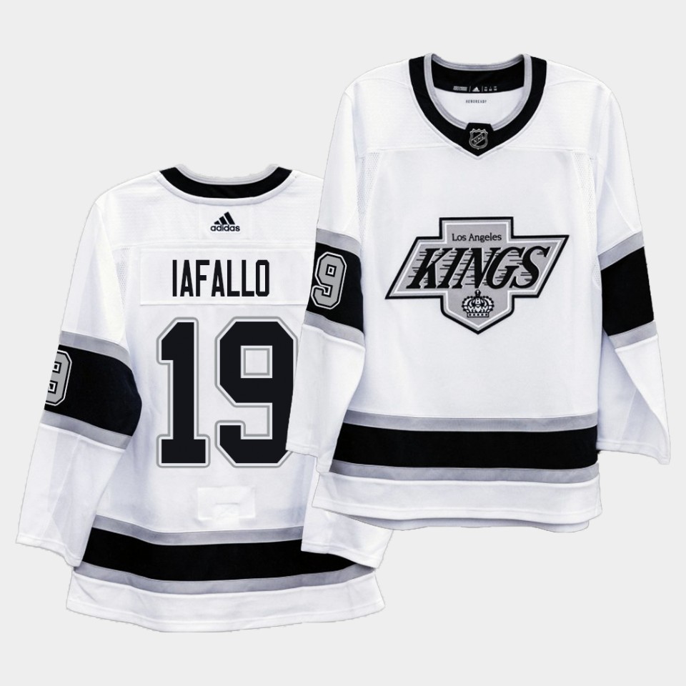 Los Angeles Kings Alex Iafallo Heritage 90s White Jersey Los Angeles Kings Alex Iafallo Heritage 90s White Jersey