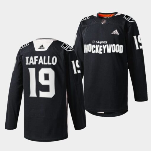 Los Angeles Kings Alex Iafallo Hockey Wood Black Jersey