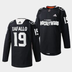 Los Angeles Kings Alex Iafallo Hockey Wood Black Jersey