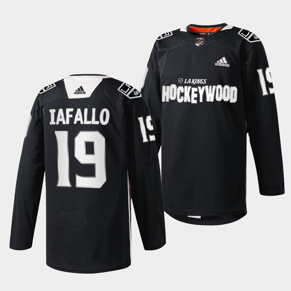 Los Angeles Kings Alex Iafallo Hockey Wood Black Jersey Los Angeles Kings Alex Iafallo Hockey Wood Black Jersey