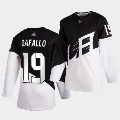Los Angeles Kings Alex Iafallo Stadium Series White Black Jersey