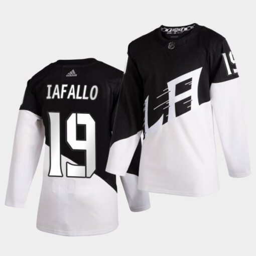 Los Angeles Kings Alex Iafallo Stadium Series White Black Jersey