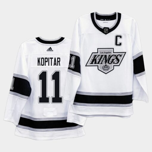 Los Angeles Kings Anze Kopitar Heritage 90s White Jersey