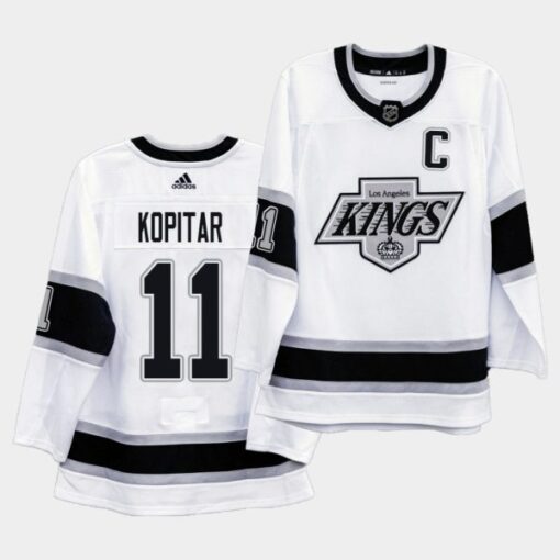 Los Angeles Kings Anze Kopitar Heritage 90s White Jersey