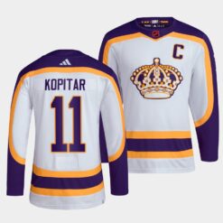 Los Angeles Kings Anze Kopitar Reverse White Jersey